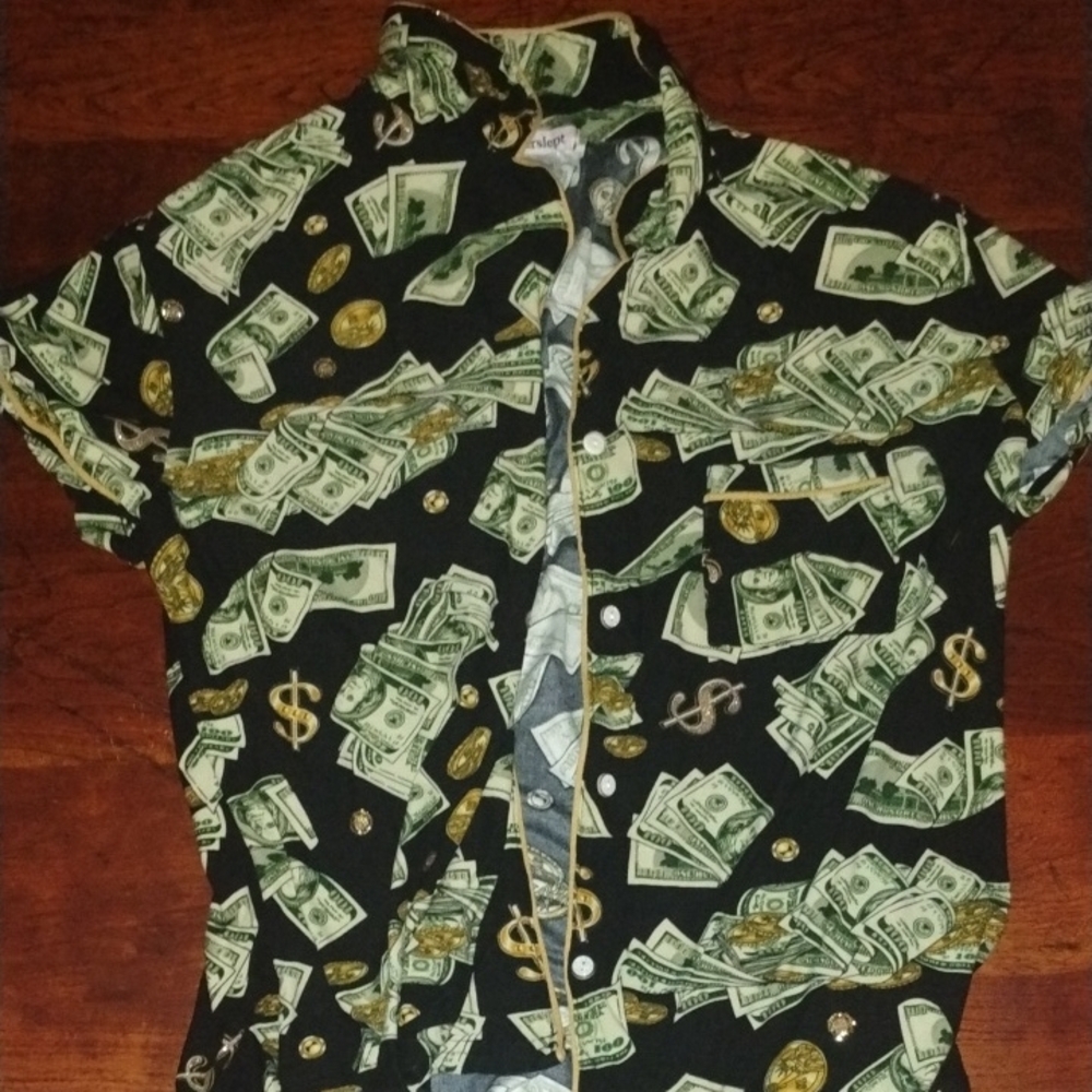 Stylish Money Print Shirt